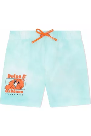 Dolce & Gabbana Swim Shorts - Love And Peace swimming shorts - Blue