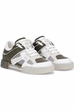 Dolce & Gabbana Colour-block leather sneakers