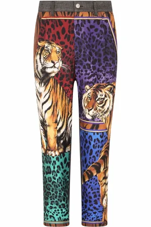 Dolce & Gabbana Tiger-print trousers