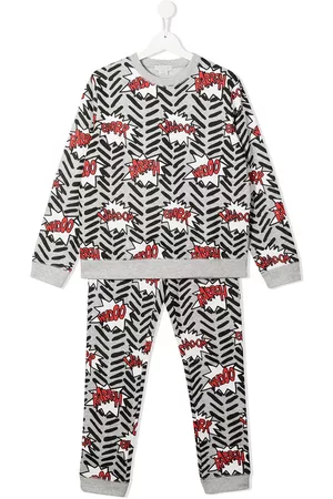 Stella McCartney Pajamas - Cartoon-print pyjama set - Grey