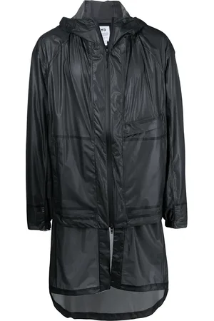 Y-3 Logo-print hooded jacket