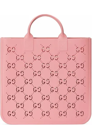 GG Cutout Tote Bag in Pink - Gucci Kids