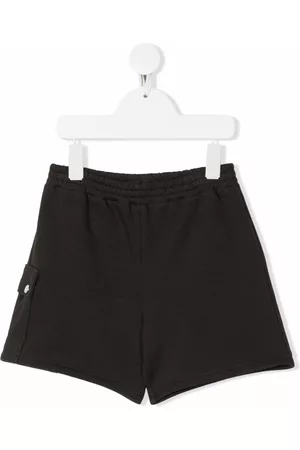Gucci Boys Shorts - Interlocking G cotton shorts - Grey
