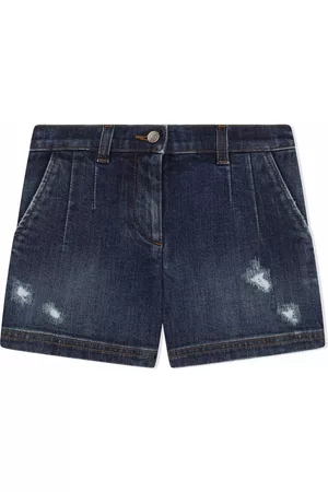 Dolce & Gabbana Shorts - Stonewashed denim shorts - Blue