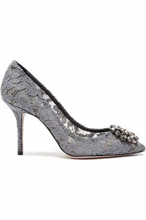 Dolce & Gabbana Taormina-lace crystal-embellished pumps