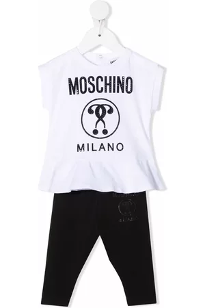 Moschino Sets - Rhinestone-embellished tracksuit set - White