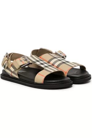 Burberry Sandals - Vintage Check buckled sandals - Brown