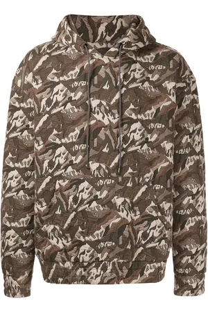 MOSTLY HEARD RARELY SEEN Camouflage jacquard stretch-cotton hoodie