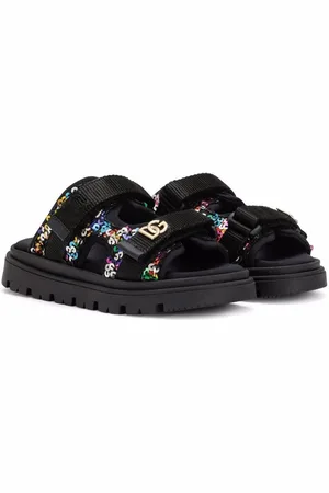 Dolce & Gabbana Sequin touch-strap sandals