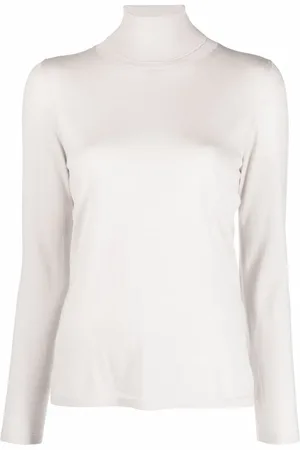 LISKA Fine-knit roll-neck jumper