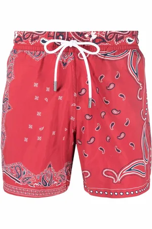 Etro Bandana-print swim shorts