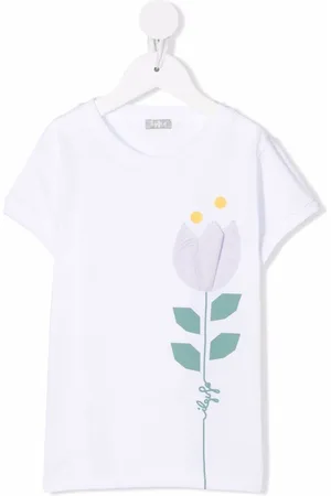 Il gufo Flower-print T-shirt