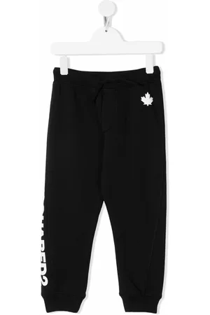 Dsquared2 Sweatpants - Logo-print jersey track pants - Black