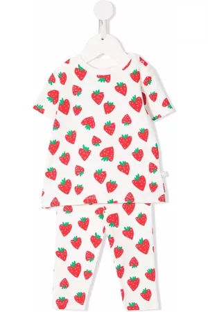 Stella McCartney Sets - Strawberry-print trouser set - White