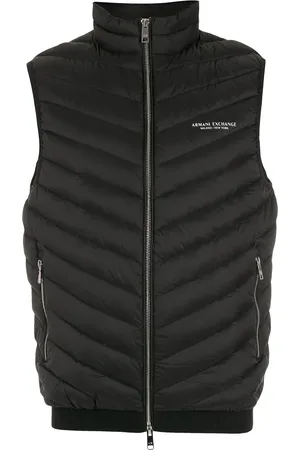 Armani Exchange Logo quilted gilet