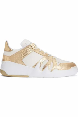 Giuseppe Zanotti Talon crocodile-effect leather sneakers