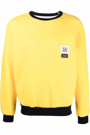 Fumito Ganryu Logo-patch cotton-blend sweatshirt