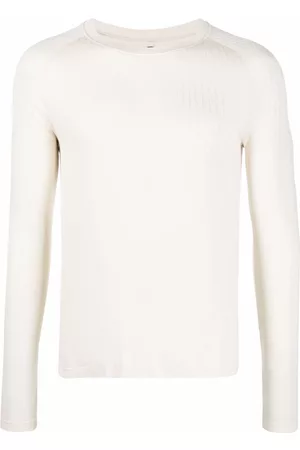 Nike Long sleeved Shirts - Long-sleeve fitted top - Neutrals