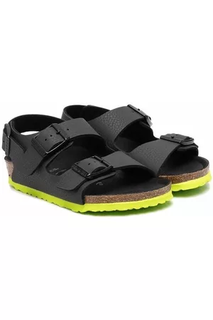 Birkenstock Sandals - Slingback buckle-fastened sandals - Black