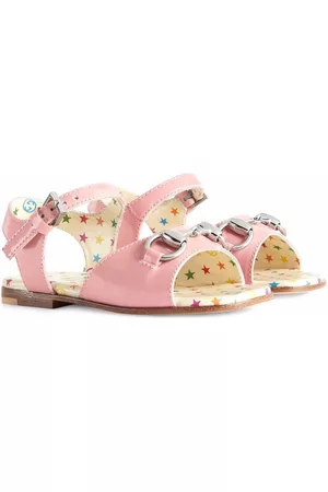 Gucci Sandals - Glitter-detail horsebit sandals - Pink