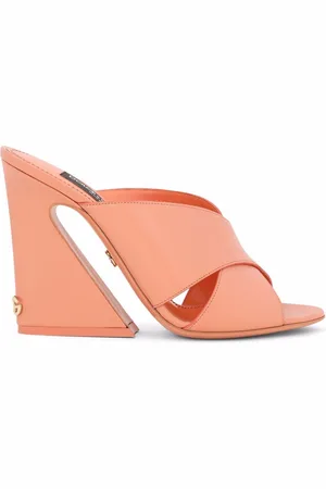 Dolce & Gabbana Tapered-heel leather sandals