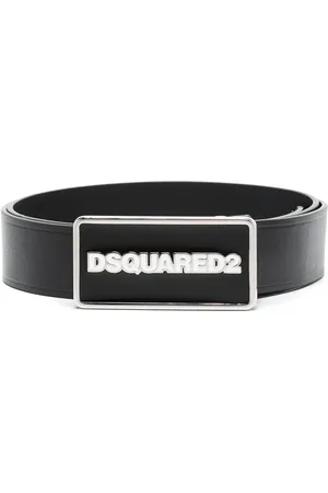 Dsquared2 Logo-buckle leather belt