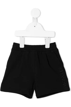 Moncler Shorts - Logo embroidered shorts - Black