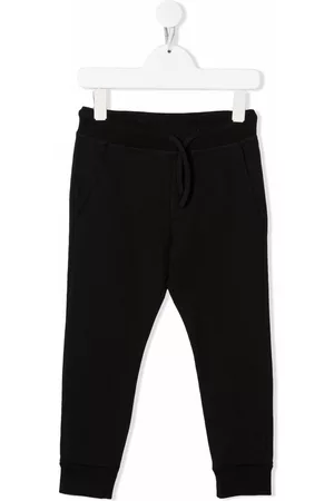 Dsquared2 Boys Pants - Logo-print drawstring trousers - Black
