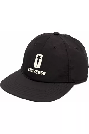 Rick Owens Caps - X converse logo-print cap - Black