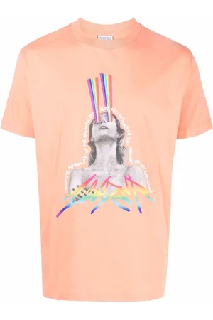MARCELO BURLON Rainbow graphic-print T-shirt