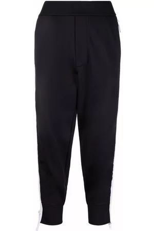 Dsquared2 Women Sweatpants - Maple Leaf zip-detail track pants - Black