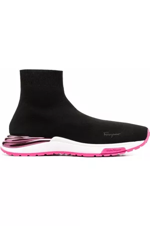 Salvatore Ferragamo Women Sock Sneakers - Sock-style sneakers - Black