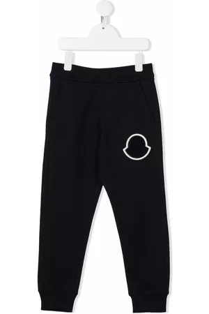Moncler Sweatpants - Embroidered logo track pants - Blue