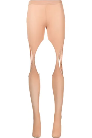 DION LEE Hosiery mesh leggings