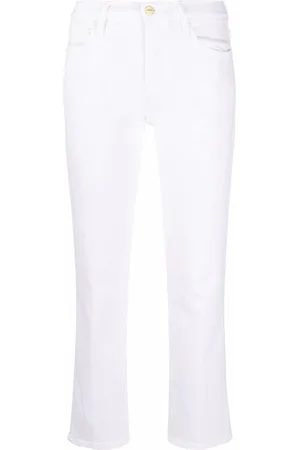 Frame Cropped straight-leg jeans