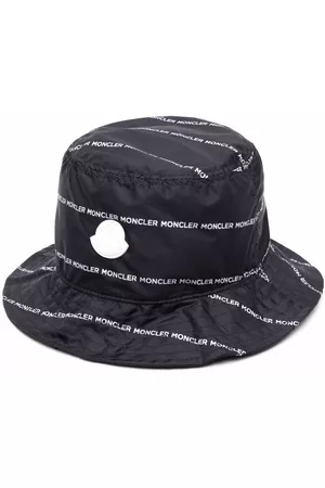 Moncler Hats - Logo-patch sun hat - Blue