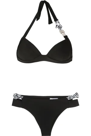 AMIR SLAMA Rope details balconette bikini set