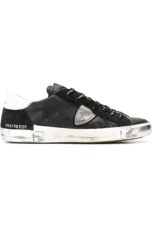 Philippe model Distressed low-top sneakers
