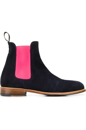 Scarosso Chelsea colour-block boots