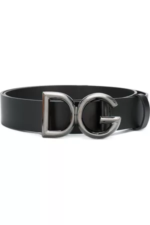 Dolce & Gabbana Men Belts - DG buckle belt - Black