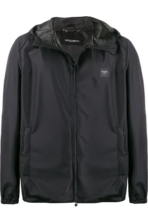 Dolce & Gabbana Logo-appliqué hooded jacket
