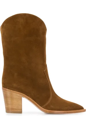 Gianvito Rossi Wooden heel cowboy boots
