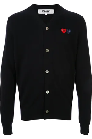 Comme des Garçons Embroidered logo cardigan