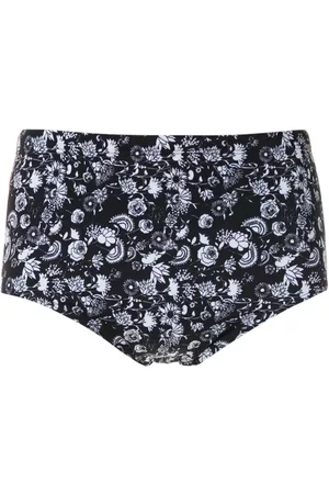 AMIR SLAMA Men Swim Shorts - Margaridas print trunks - Black