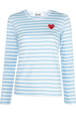 Comme des Garçons Striped long sleeve top