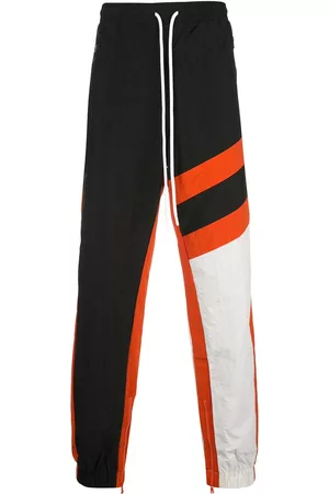 God's Masterful Children Men Sweatpants - Striped track trousers - White