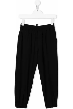 Dsquared2 Boys Pants - Elasticated-waist trousers - Black