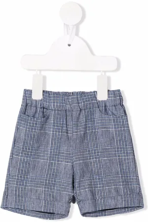 LA STUPENDERIA Plaid-pattern Bermuda shorts