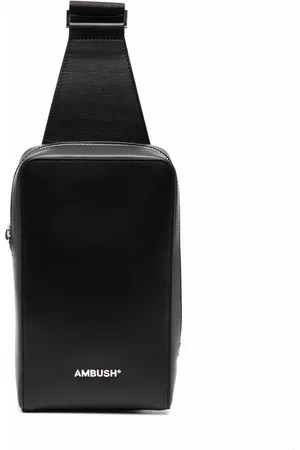 AMBUSH Rucksacks - Logo-lettering sling bag - Black