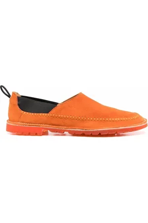 Premiata Elasticated-panels leather loafers